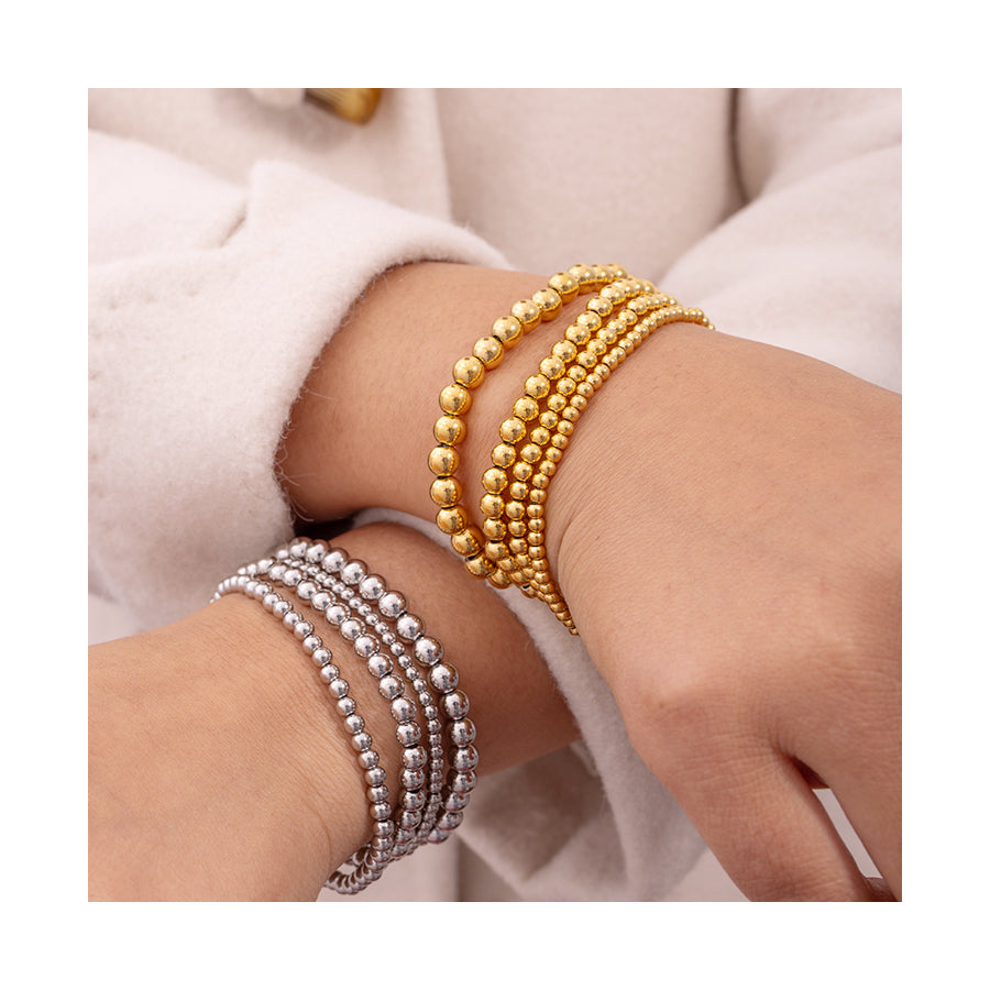 North & Pearl Warm Bead Stretch Bracelet product image 1