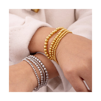 North & Pearl Warm Bead Stretch Bracelet product thumbnail 1
