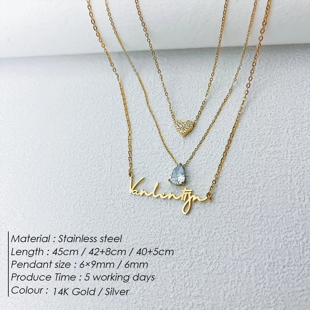 North & Pearl Dainty Sparkle Necklace product image