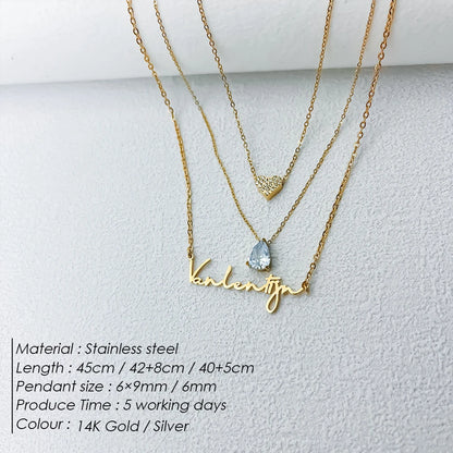 North & Pearl Dainty Sparkle Necklace product thumbnail 2