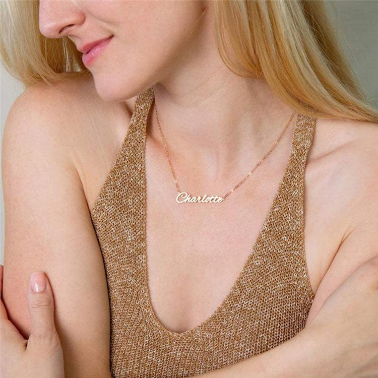 North & Pearl Classic Initial Charm Necklace product image 3