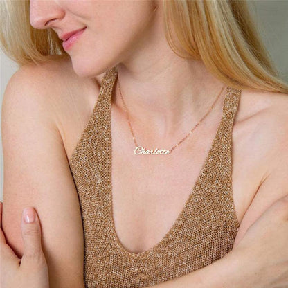 North & Pearl Classic Initial Charm Necklace product thumbnail 3