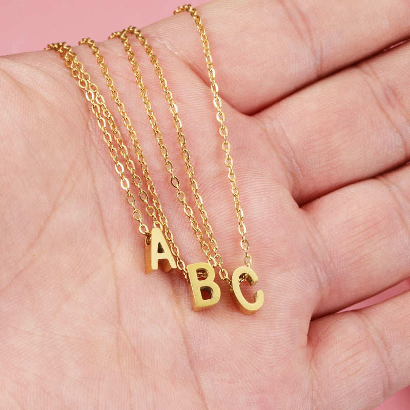 North & Pearl Layering Initial Necklace product image 3