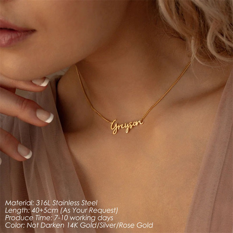 North & Pearl Layering Letter Necklace product image 2