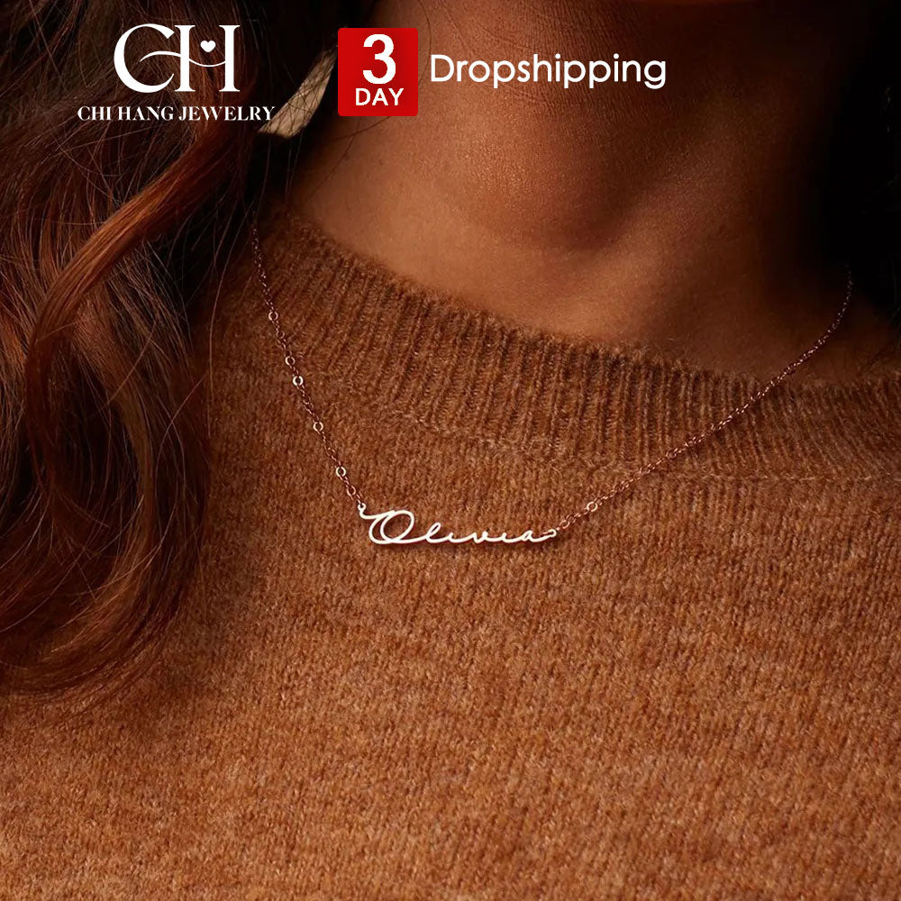 North & Pearl Charm Refined Initial Necklace product image 1