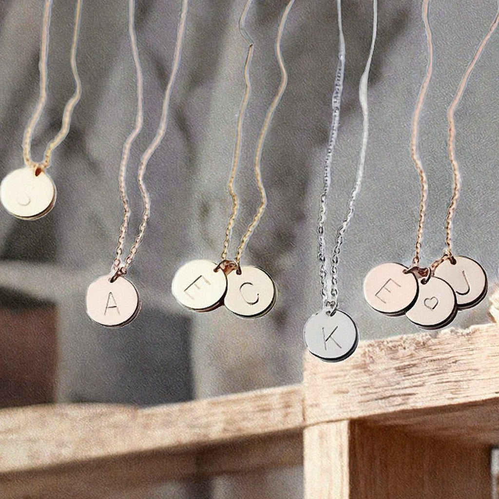 North & Pearl Charm Classic Initial Necklace product image