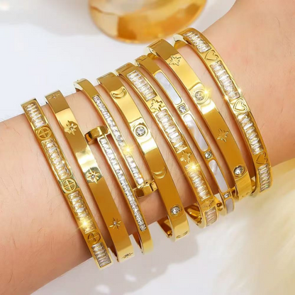 North & Pearl Flower Nail Bangle product thumbnail 6