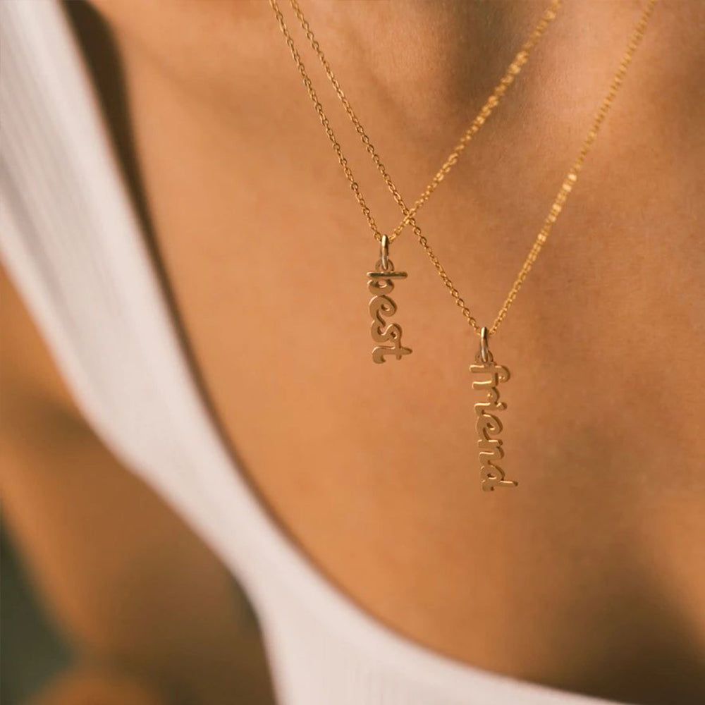 North & Pearl Polished Letter Pendant Necklace product image 3