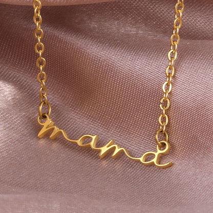 North & Pearl Slim Letter Pendant Necklace product thumbnail 1