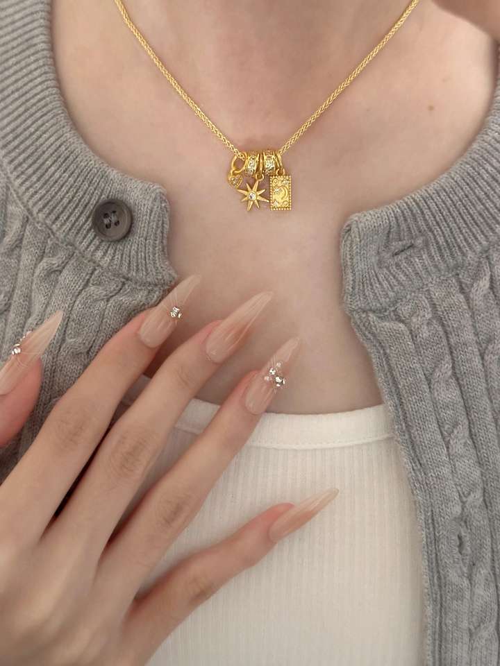 North & Pearl Celestial Charm Necklace product image 1