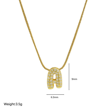 North & Pearl Polished Initial Pendant product thumbnail 3