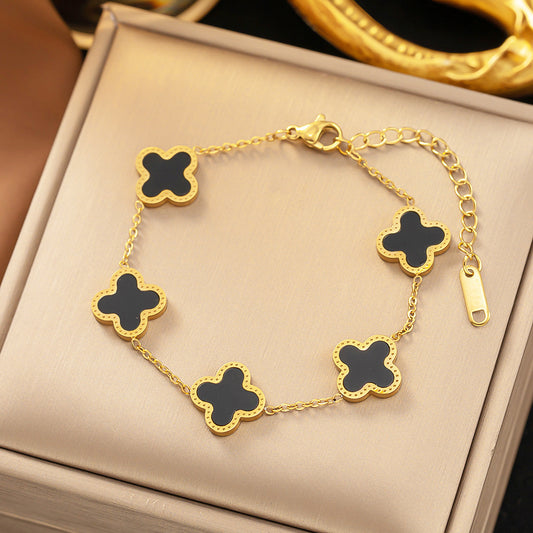 North & Pearl Layering Clover Bracelet product image 2