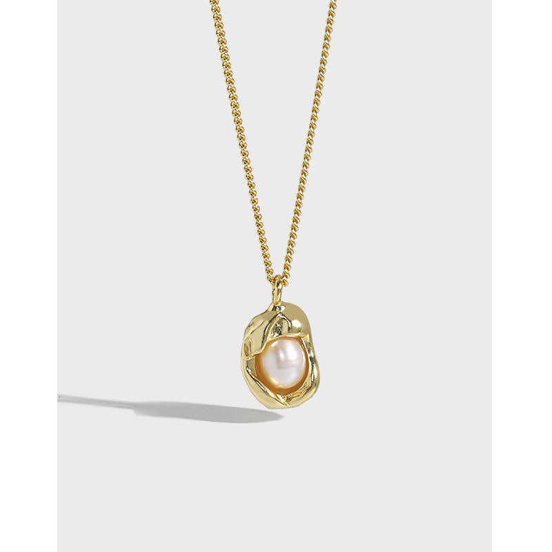 North & Pearl Organic Pearl Pendant Necklace product image
