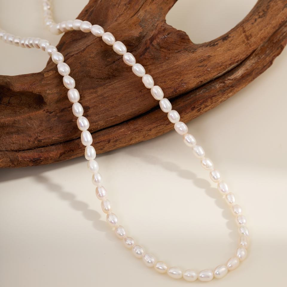 North & Pearl Rice Pearl Necklace product image