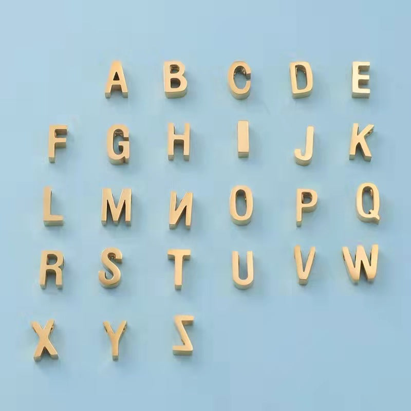 North & Pearl Charm Refined Letter Necklace product image 5