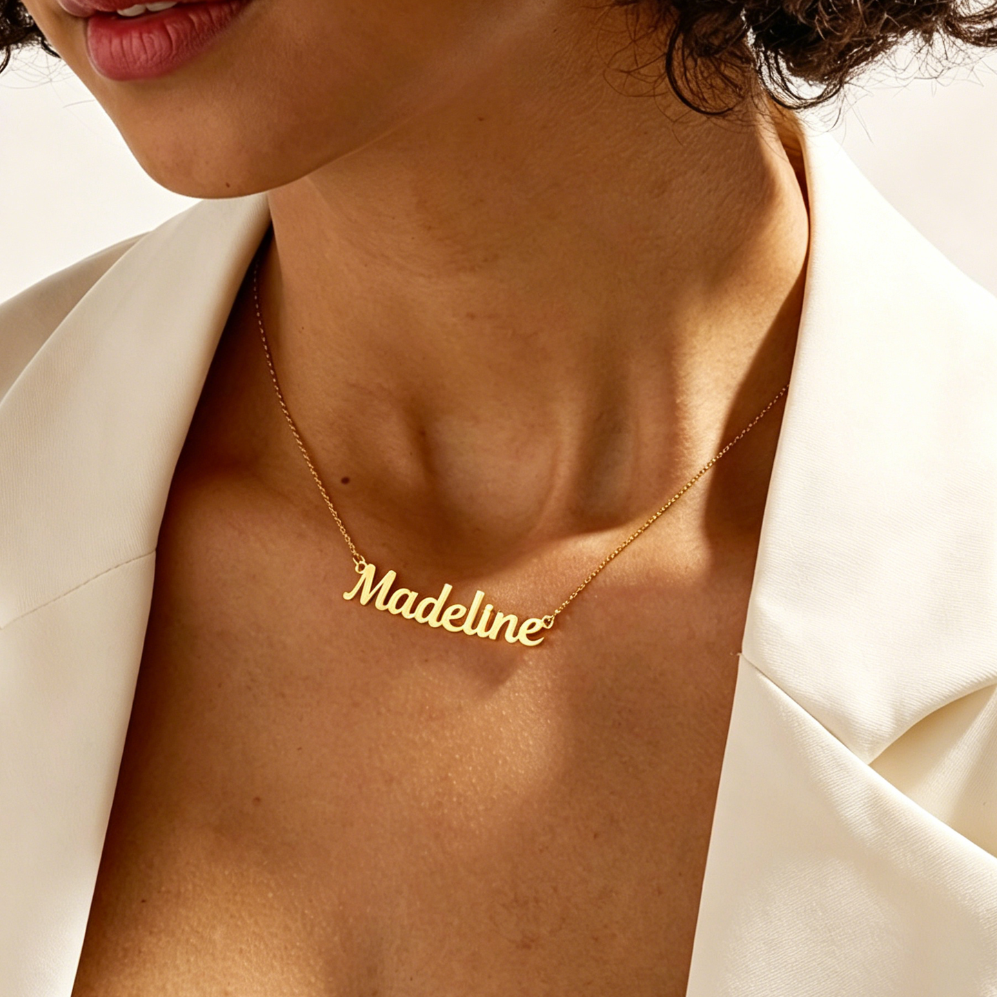 North & Pearl Statement Layering Name Necklace product image