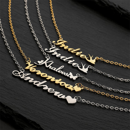 North & Pearl Script Classic Name Necklace product thumbnail 3