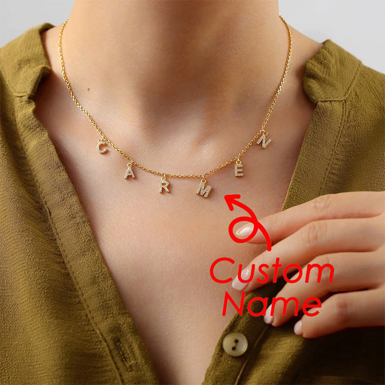 North & Pearl Refined Initial Necklace product image