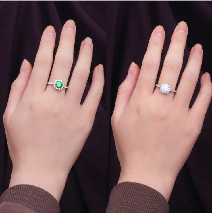 North & Pearl Opal-Style Birth Month Ring product image 6