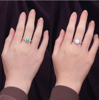 North & Pearl Opal-Style Birth Month Ring product thumbnail 6