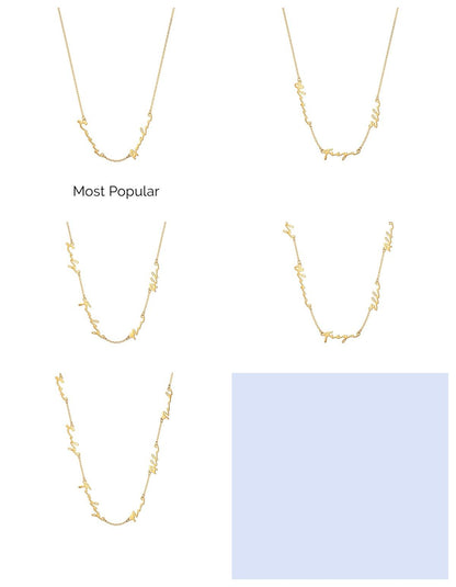 North & Pearl Pendant Giftable Name Necklace product thumbnail 3