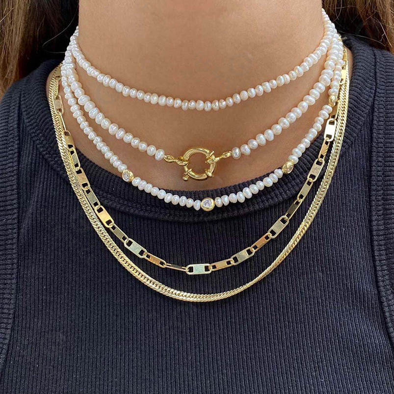 North & Pearl Seed Pearl Toggle Choker product image
