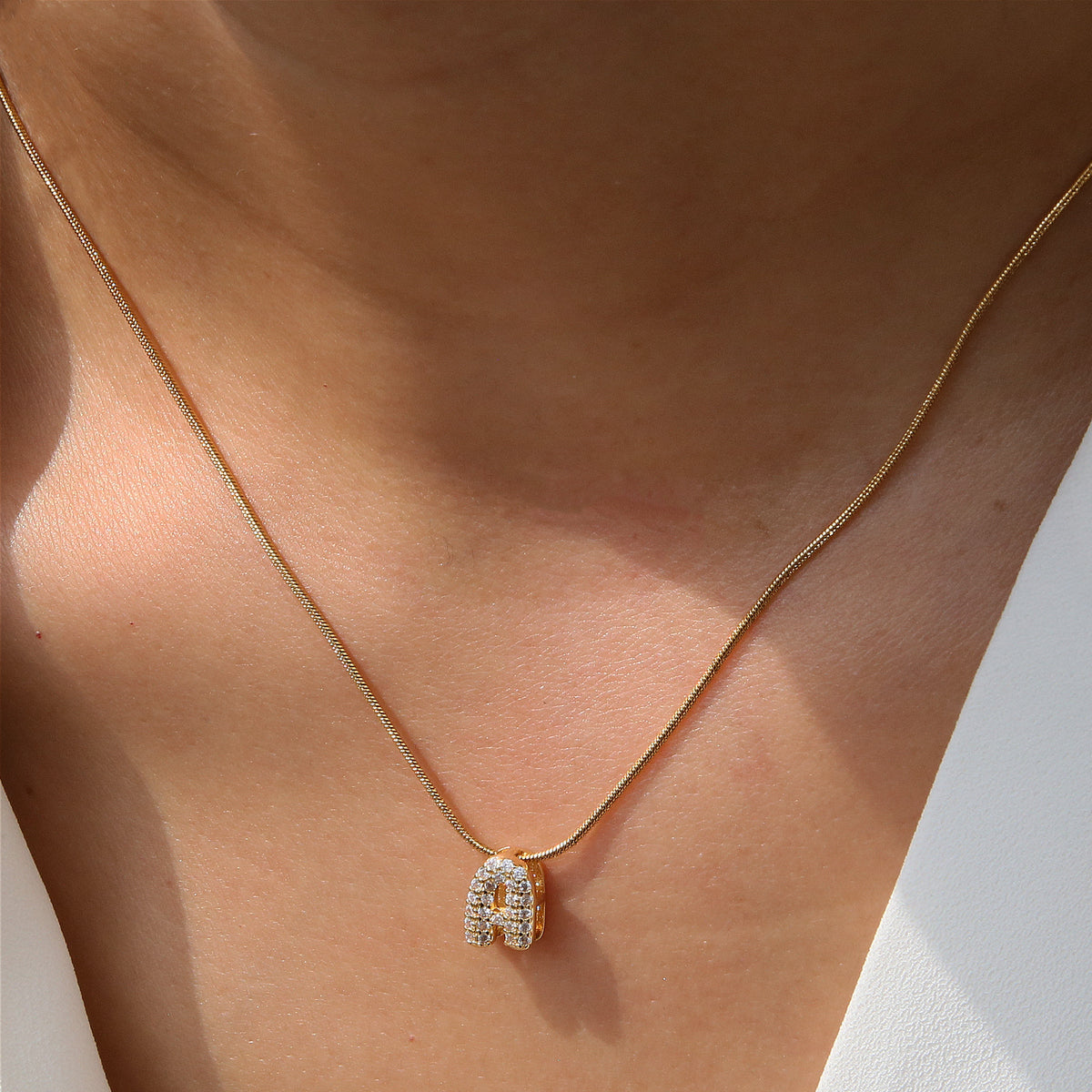 North & Pearl Polished Initial Pendant product image 2