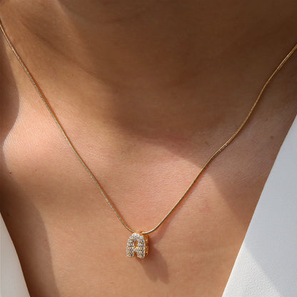 North & Pearl Polished Initial Pendant product thumbnail 2