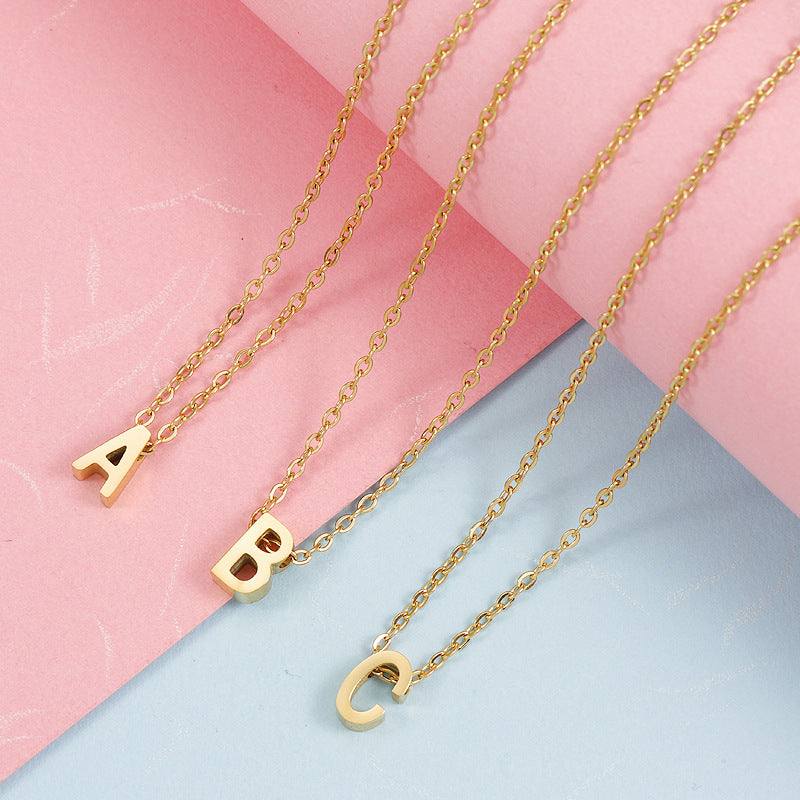 North & Pearl Layering Initial Necklace product image 1