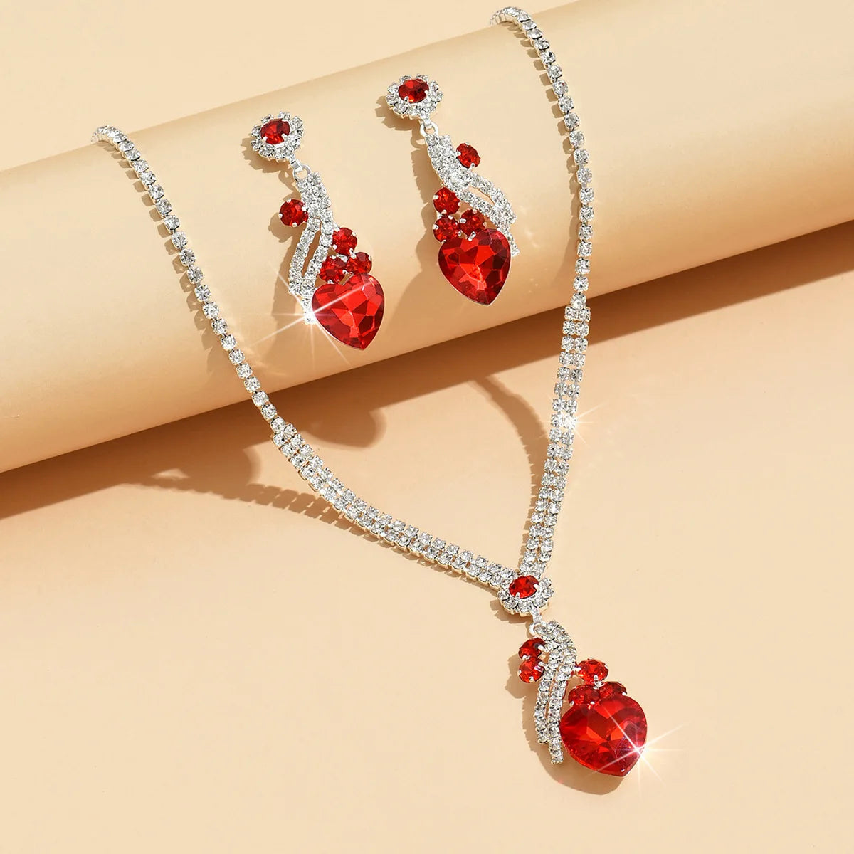 North & Pearl Heart Jewelry Set product image