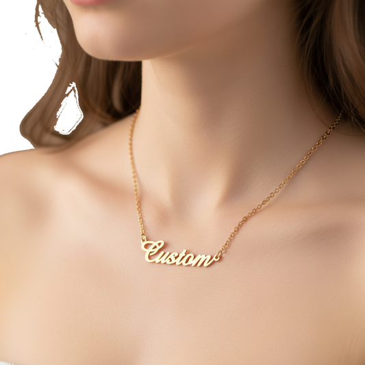 North & Pearl Modern Name Necklace product image 1