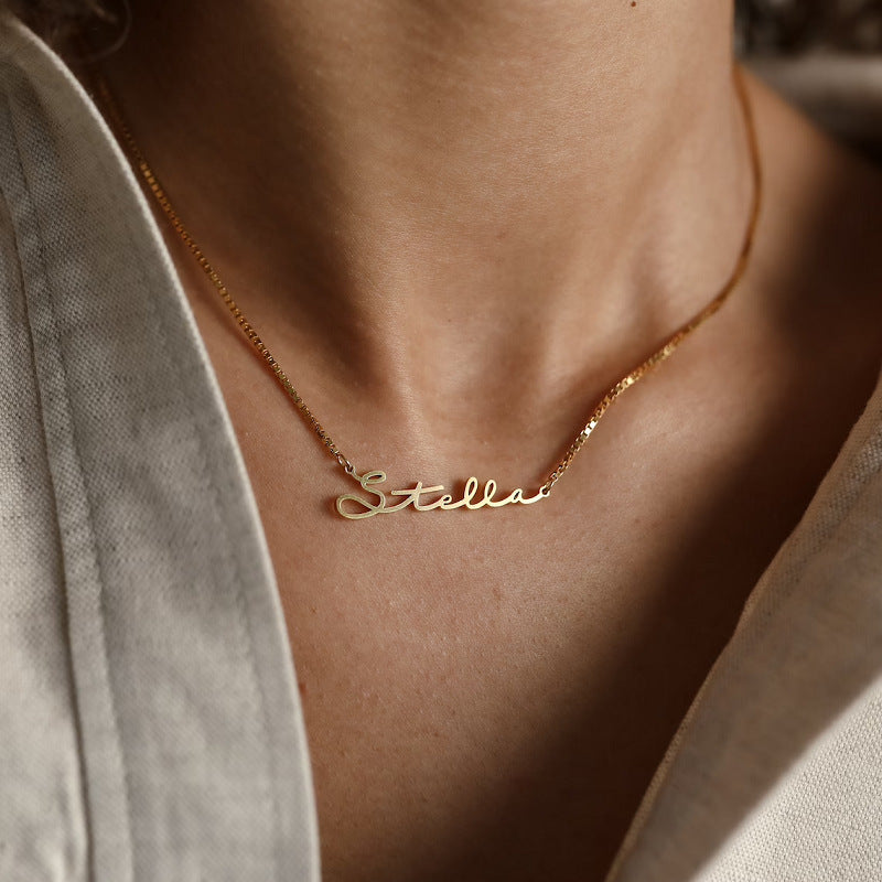 North & Pearl Giftable Letter Necklace product image 4