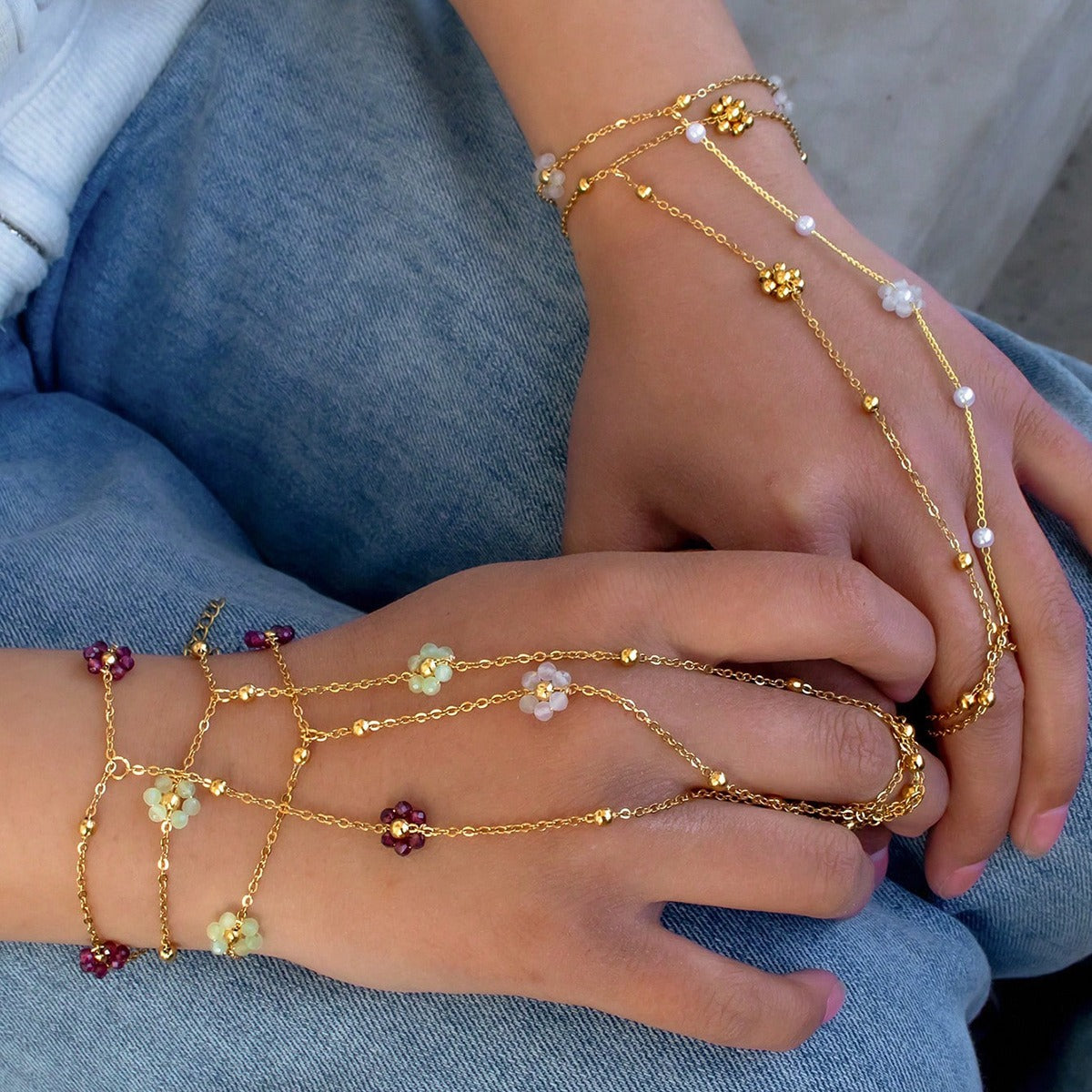 North & Pearl Refined Bloom Bracelet product image