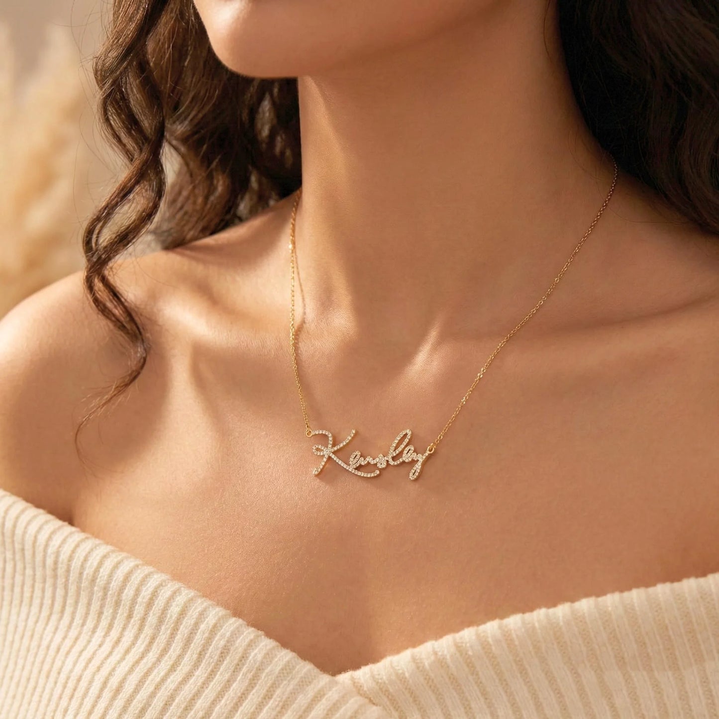 North & Pearl Sparkle Drop Necklace product image