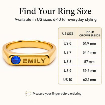 North & Pearl Birth Month Accent Ring product thumbnail 5
