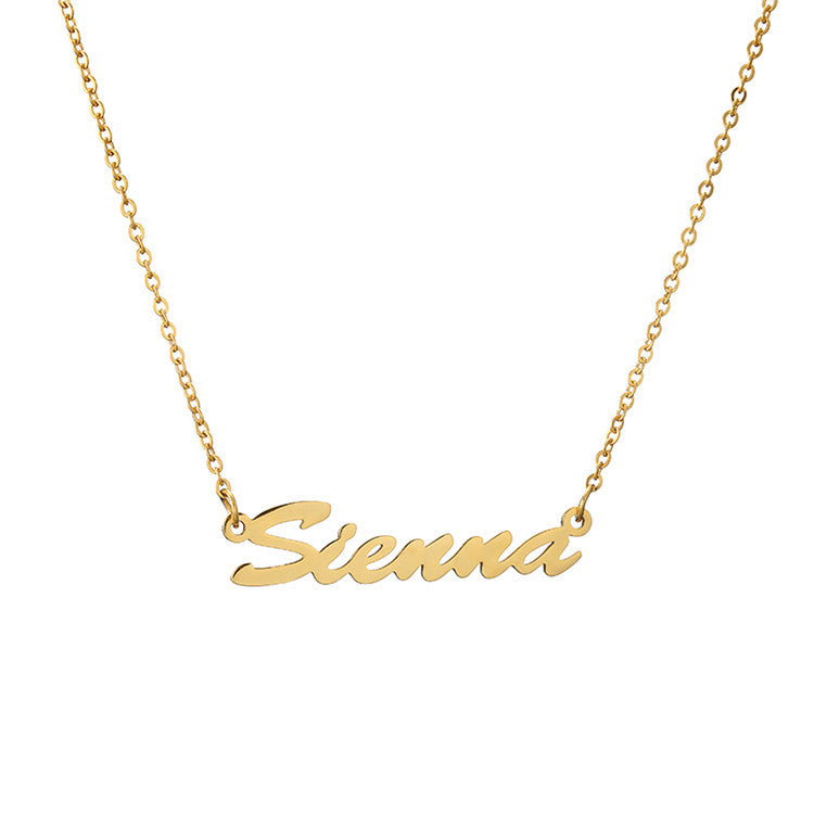 North & Pearl Everyday Script Name Necklace product image 6