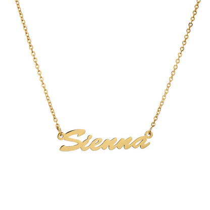 North & Pearl Everyday Script Name Necklace product thumbnail 6