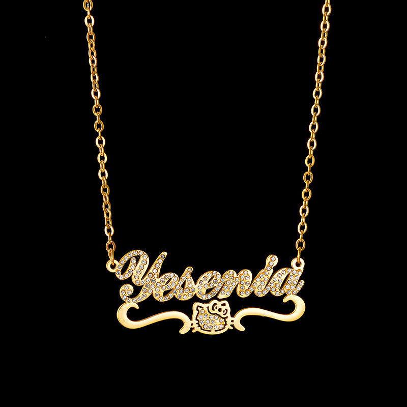 North & Pearl Minimal Letter Pendant product image 3