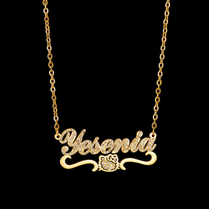 North & Pearl Minimal Letter Pendant product thumbnail 3