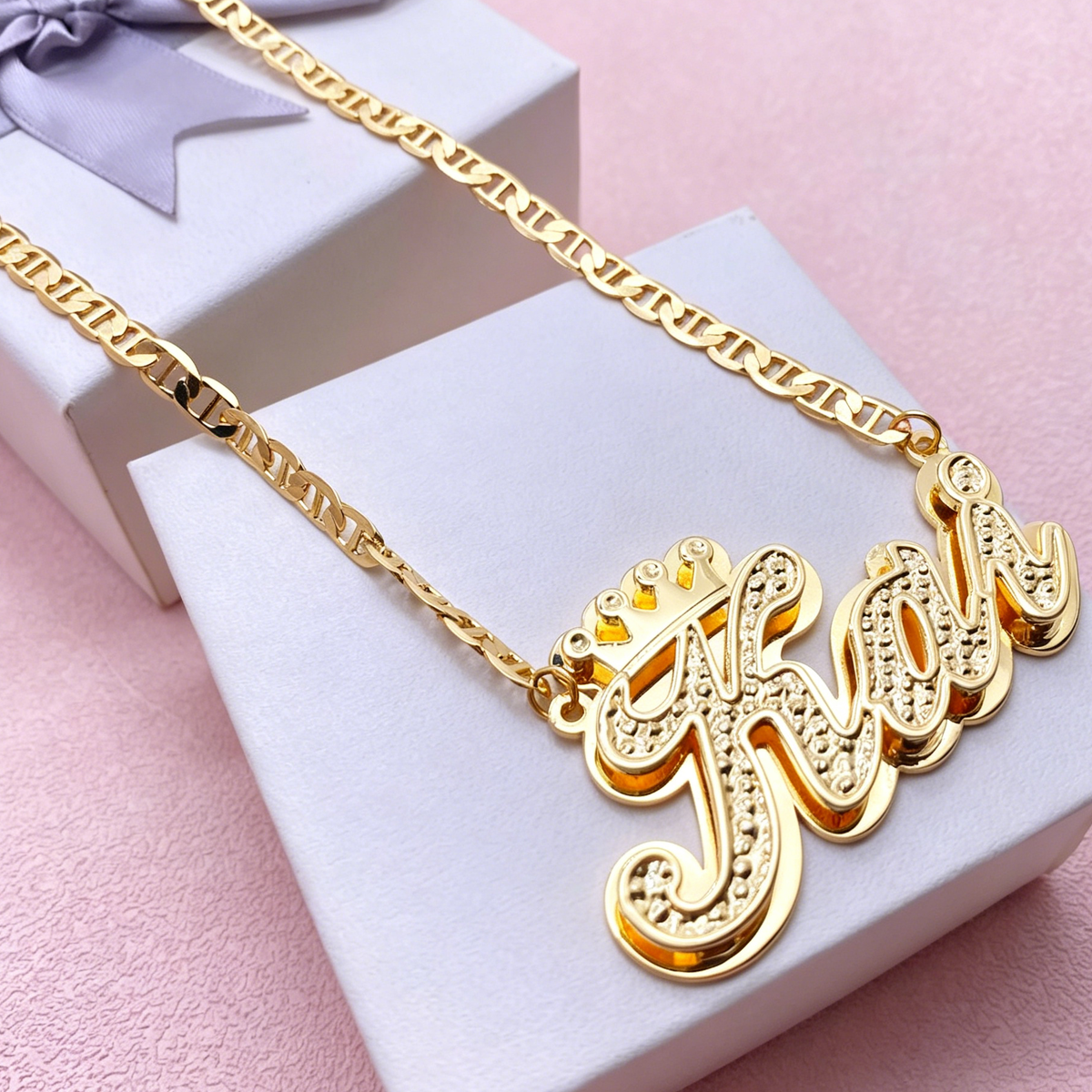North & Pearl Classic Letter Necklace product image 3