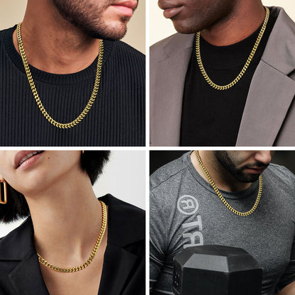 North & Pearl Cuban Link Chain Necklace product thumbnail 3