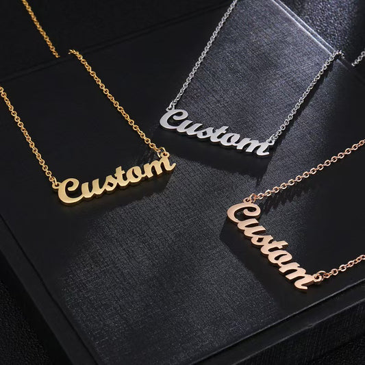 North & Pearl Layered Letter Necklace product image 1