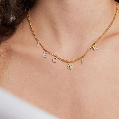 North & Pearl Pendant Polished Initial Necklace product thumbnail 3