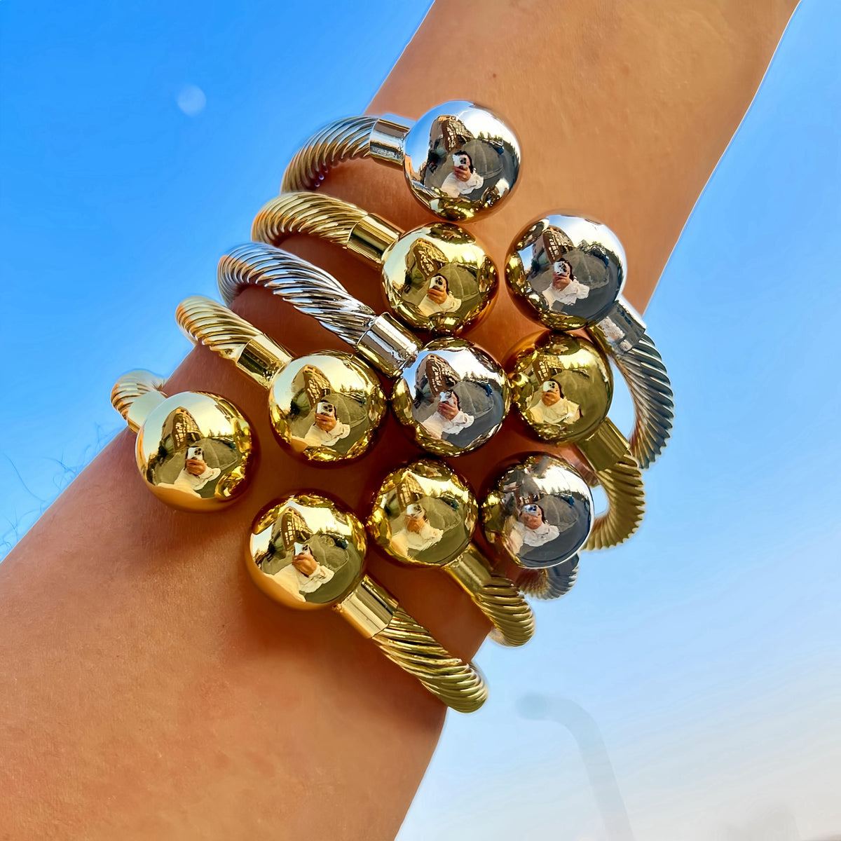North & Pearl Polished Statement Link Bracelet product image 2