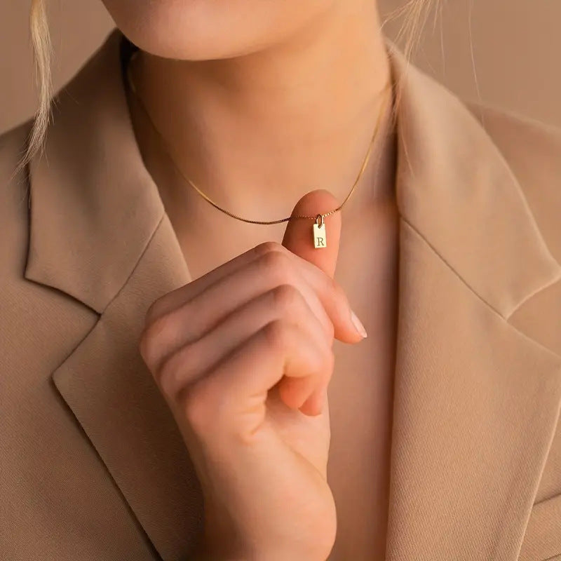 North & Pearl Dainty Initial Necklace product image 2