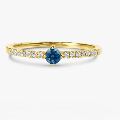 North & Pearl Oval Color Accent Ring product thumbnail 4