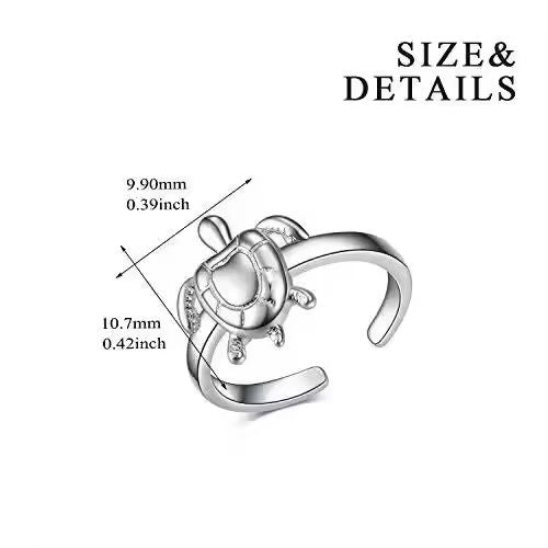 North & Pearl Sea Turtle Toe Ring product image 2