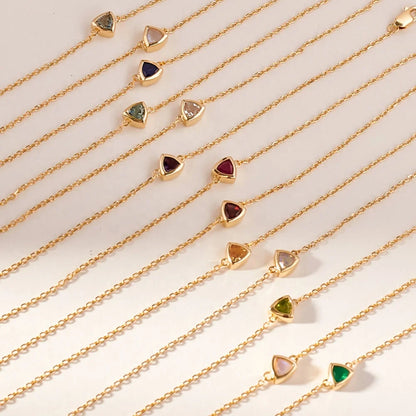 North & Pearl Trillion Birthstone Bracelet product thumbnail 1