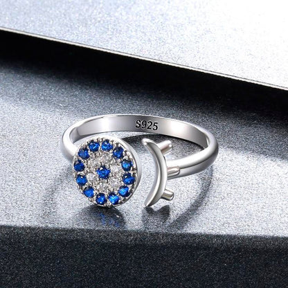 North & Pearl Evil Eye CZ Ring product thumbnail 2