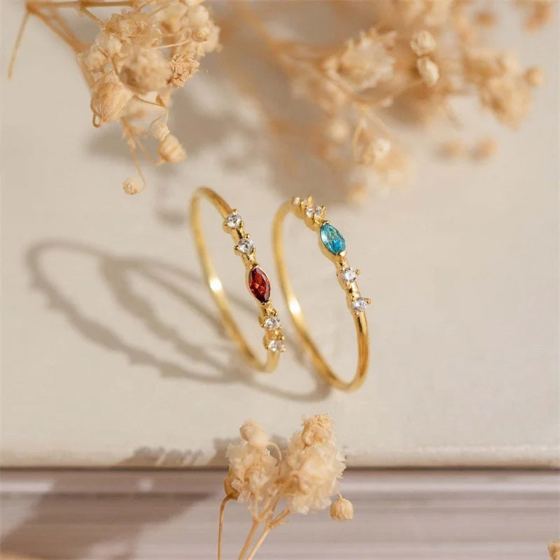 North & Pearl Family Birthstone Open Ring product image 5